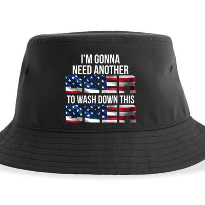 I'm Gonna Need Another Beer to Wash Down This Beer Sustainable Bucket Hat