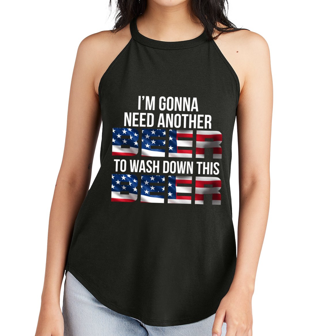 I'm Gonna Need Another Beer to Wash Down This Beer Women's Perfect Tri Rocker Tank