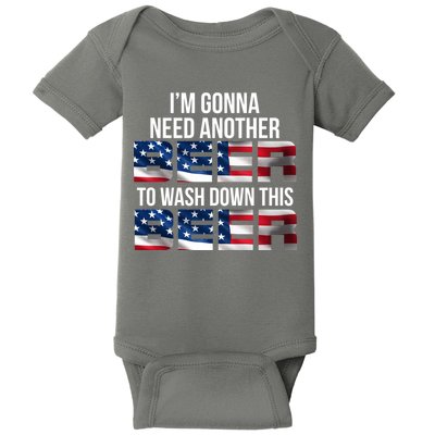 I'm Gonna Need Another Beer to Wash Down This Beer Baby Bodysuit