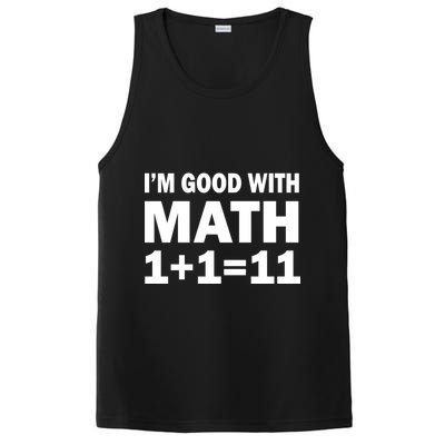 I'm GOOD with Math 1 Plus 1 Plus 11 PosiCharge Competitor Tank