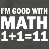 I'm GOOD with Math 1 Plus 1 Plus 11 Vector Backpack