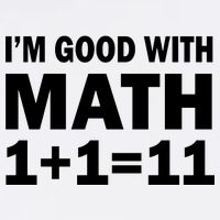 I'm GOOD with Math 1 Plus 1 Plus 11 Garment-Dyed Sweatshirt