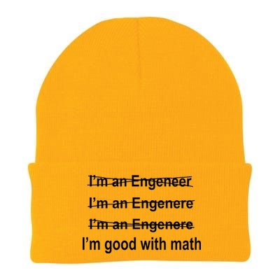 I'm Good With Math Engineer Knit Cap Winter Beanie