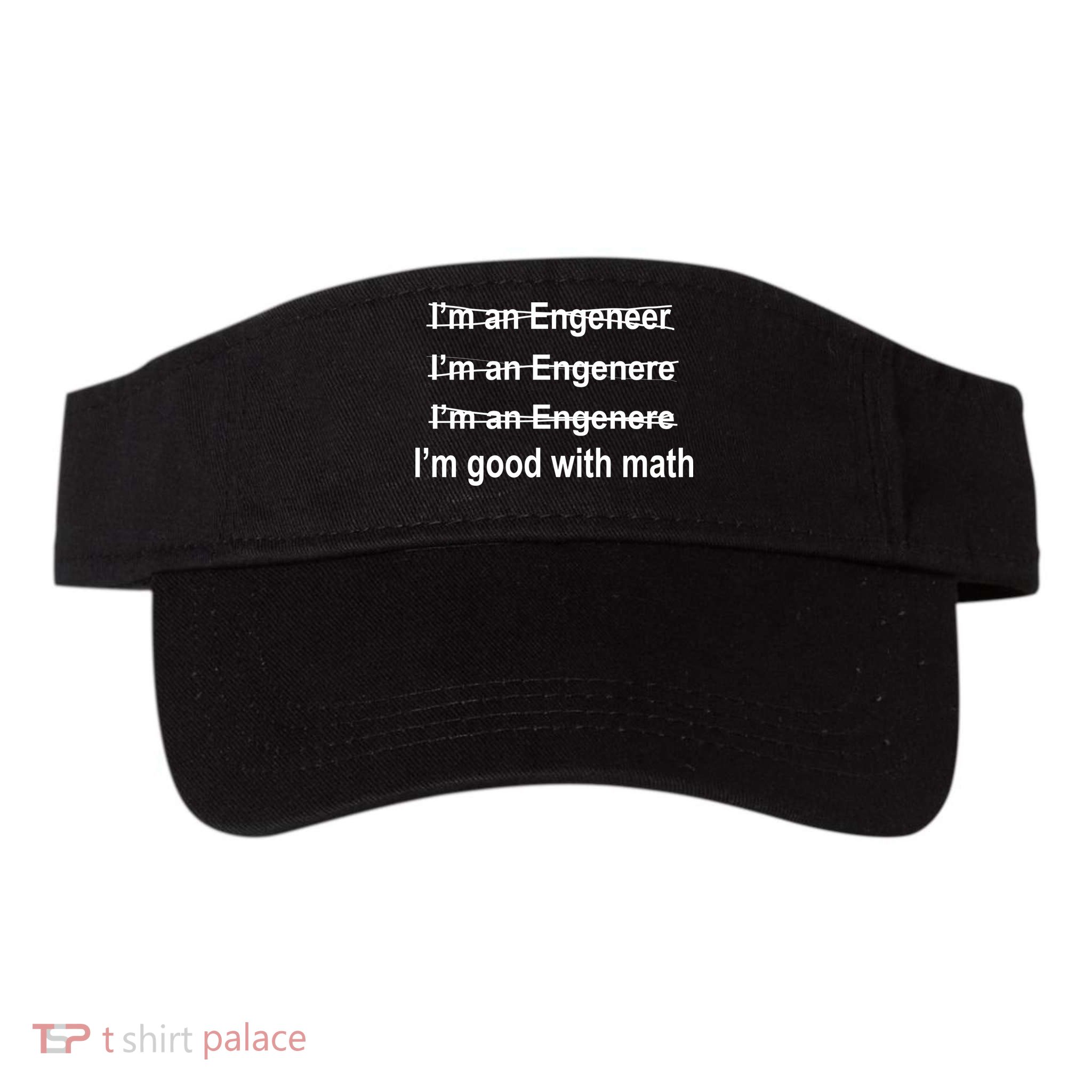 I'm Good With Math Engineer Visor