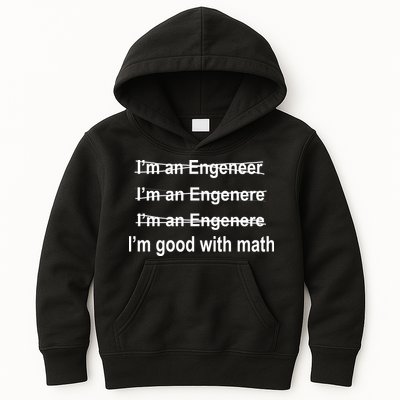 I'm Good With Math Engineer Kids Hoodie
