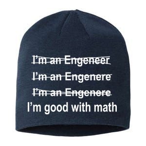 I'm Good With Math Engineer Sustainable Beanie