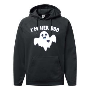 I'm Her Boo Matching Halloween Performance Fleece Hoodie