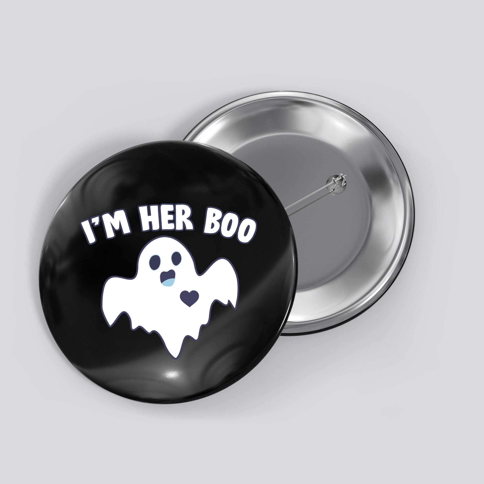 I'm Her Boo Matching Halloween Button