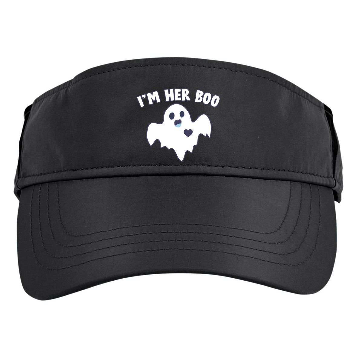 I'm Her Boo Matching Halloween Adult Drive Performance Visor