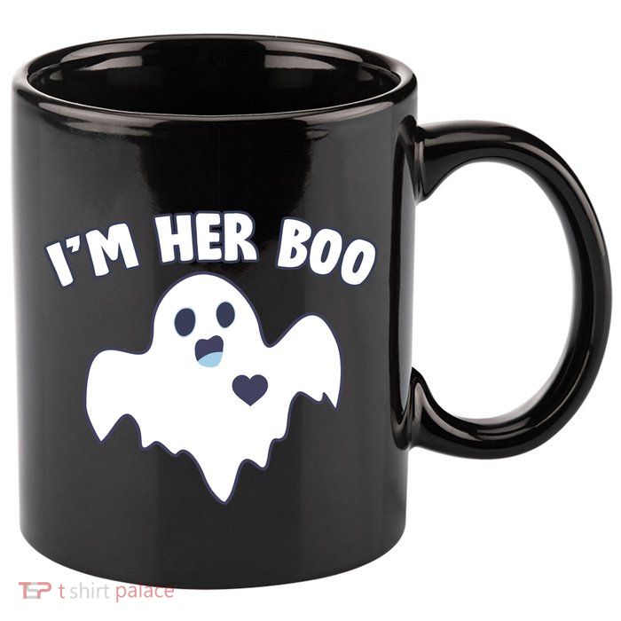 I'm Her Boo Matching Halloween 11oz C Handle Ceramic Mug