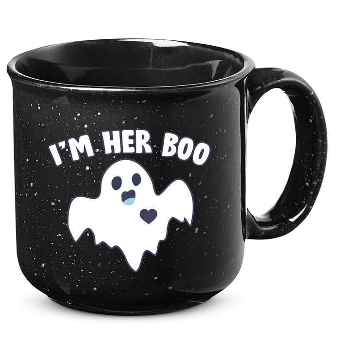 I'm Her Boo Matching Halloween 15oz Campfire Ceramic Mug
