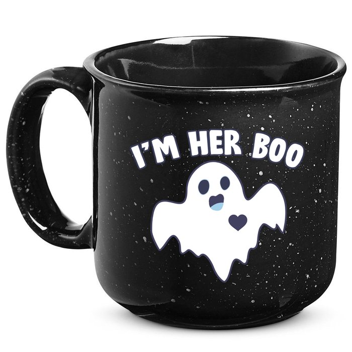 I'm Her Boo Matching Halloween 15oz Campfire Ceramic Mug