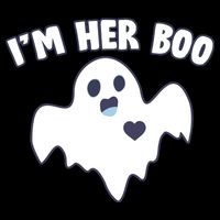 I'm Her Boo Matching Halloween Drawstring Bag