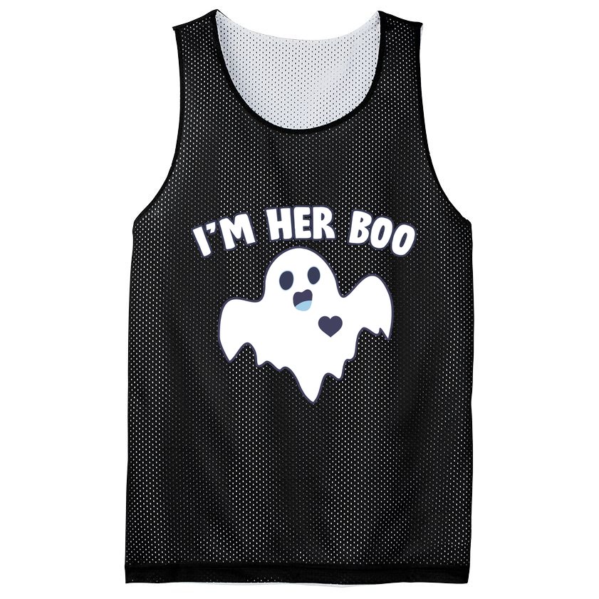 I'm Her Boo Matching Halloween Mesh Reversible Basketball Jersey Tank