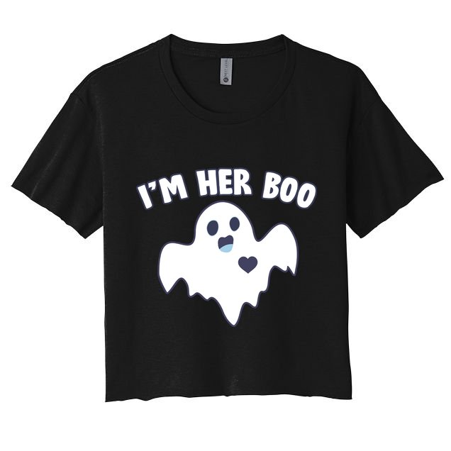 I'm Her Boo Matching Halloween Crop Top