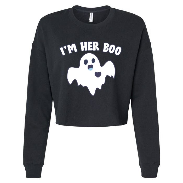 I'm Her Boo Matching Halloween Cropped Pullover Crew