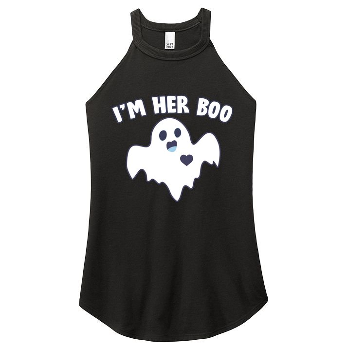I'm Her Boo Matching Halloween Women's Perfect Tri Rocker Tank