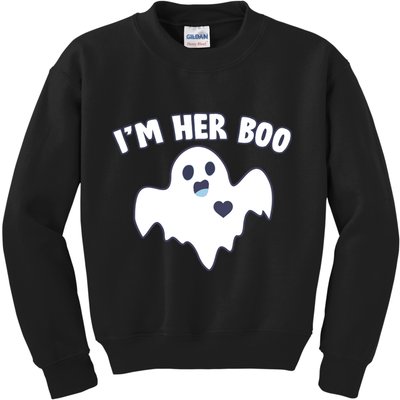 I'm Her Boo Matching Halloween Kids Sweatshirt