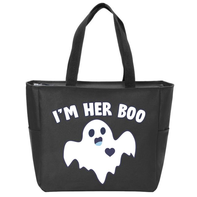 I'm Her Boo Matching Halloween Zip Tote Bag