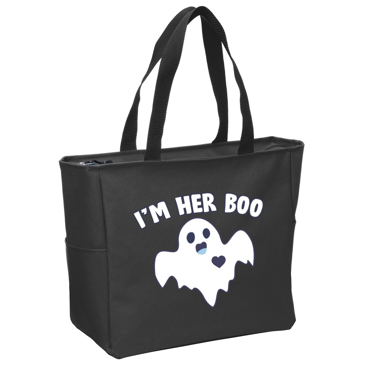 I'm Her Boo Matching Halloween Zip Tote Bag