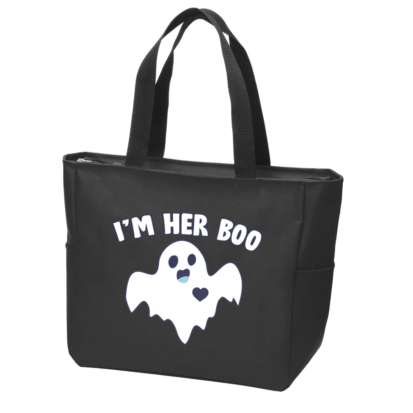 I'm Her Boo Matching Halloween Zip Tote Bag