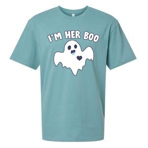 I'm Her Boo Matching Halloween Sueded Cloud Jersey T-Shirt