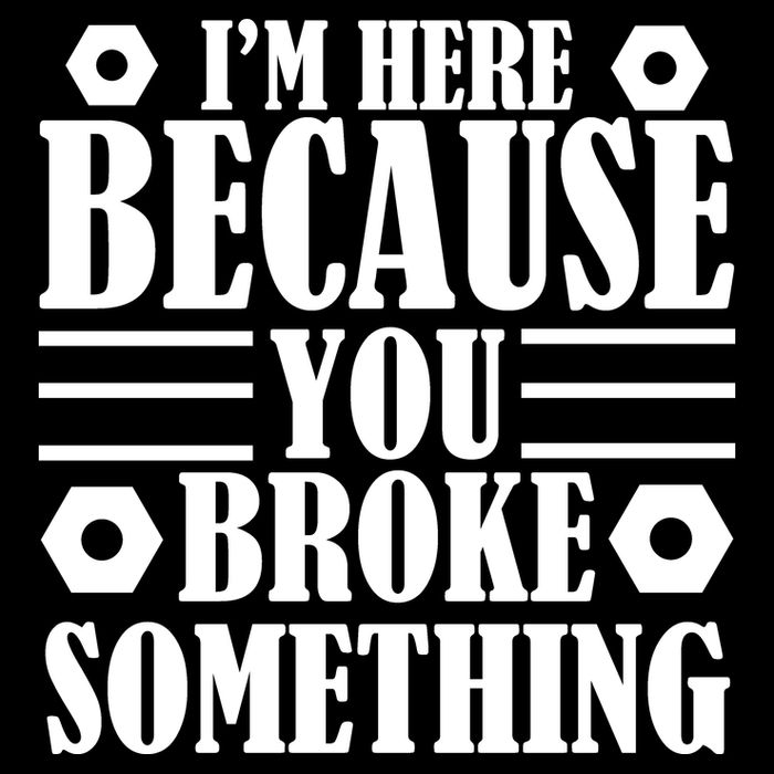 I'm Here Because You Broke Something Wool Snapback Cap