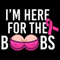 I'm Here For The Boobs Breast Cancer 16 in Basic Backpack
