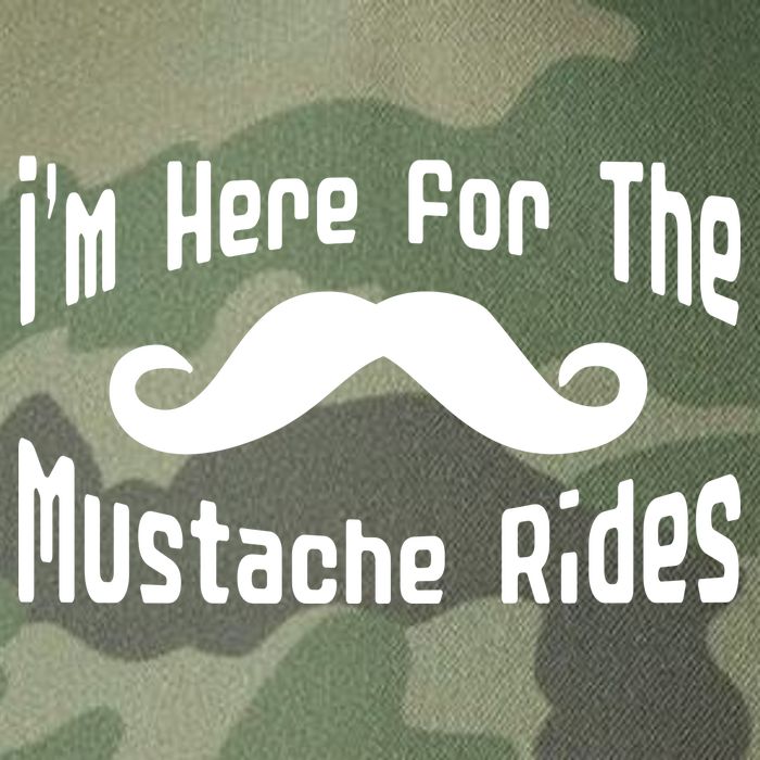 I'm Here For The Mustache Rides Legacy Tie Dye Trucker Hat