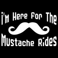 I'm Here For The Mustache Rides USA-Made Doggie Bandana