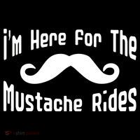 I'm Here For The Mustache Rides Wool Snapback Cap