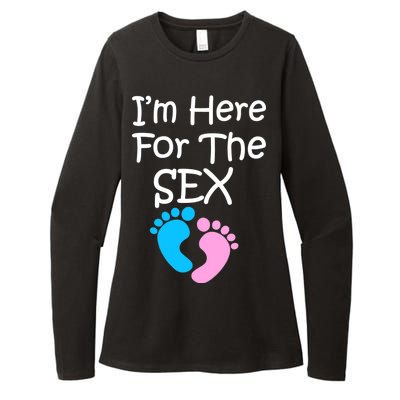 I'm Here For The Sex Womens CVC Long Sleeve Shirt