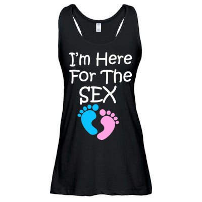 I'm Here For The Sex Ladies Essential Flowy Tank