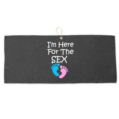 I'm Here For The Sex Large Microfiber Waffle Golf Towel