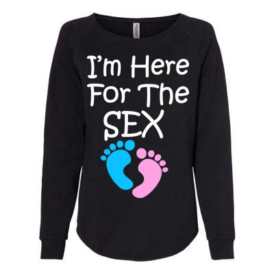 I'm Here For The Sex Womens California Wash Sweatshirt