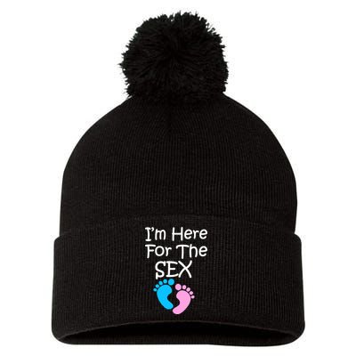 I'm Here For The Sex Pom Pom 12in Knit Beanie