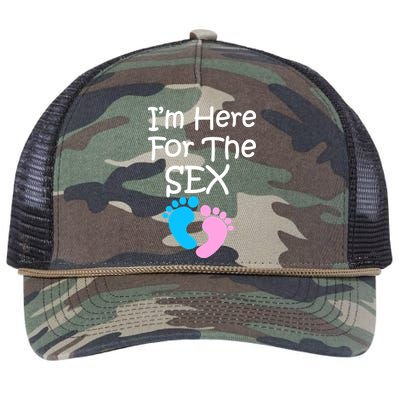 I'm Here For The Sex Retro Rope Trucker Hat Cap