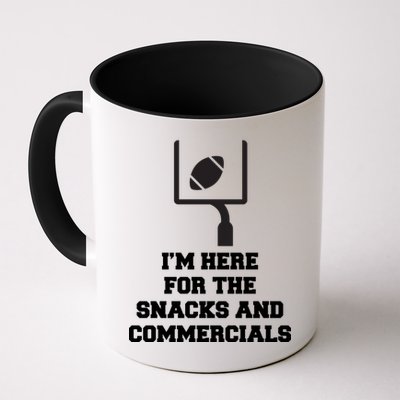 I'm Here For The Snacks And Commercials Mug
