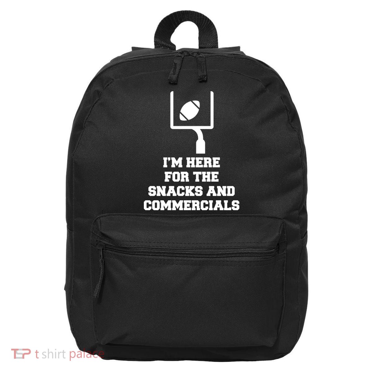 I'm Here For The Snacks And Commercials 16 in Basic Backpack
