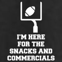I'm Here For The Snacks And Commercials Golf Towel