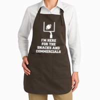 I'm Here For The Snacks And Commercials Apron