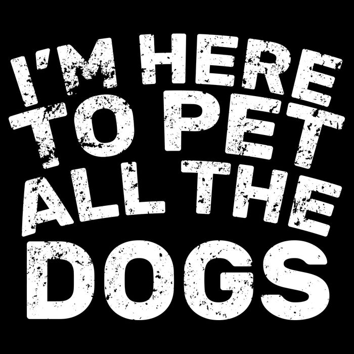 I'm Here To Pet All The Dogs Cooling Performance Crew T-Shirt