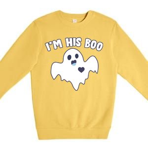 I'm His Boo Matching Halloween Premium Crewneck Sweatshirt