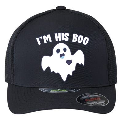 I'm His Boo Matching Halloween Flexfit Unipanel Trucker Cap