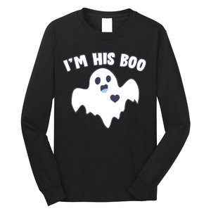 I'm His Boo Matching Halloween Long Sleeve Shirt