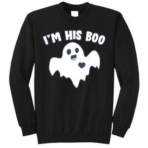 I'm His Boo Matching Halloween Sweatshirt