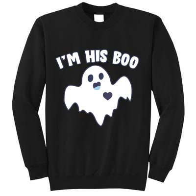 I'm His Boo Matching Halloween Sweatshirt