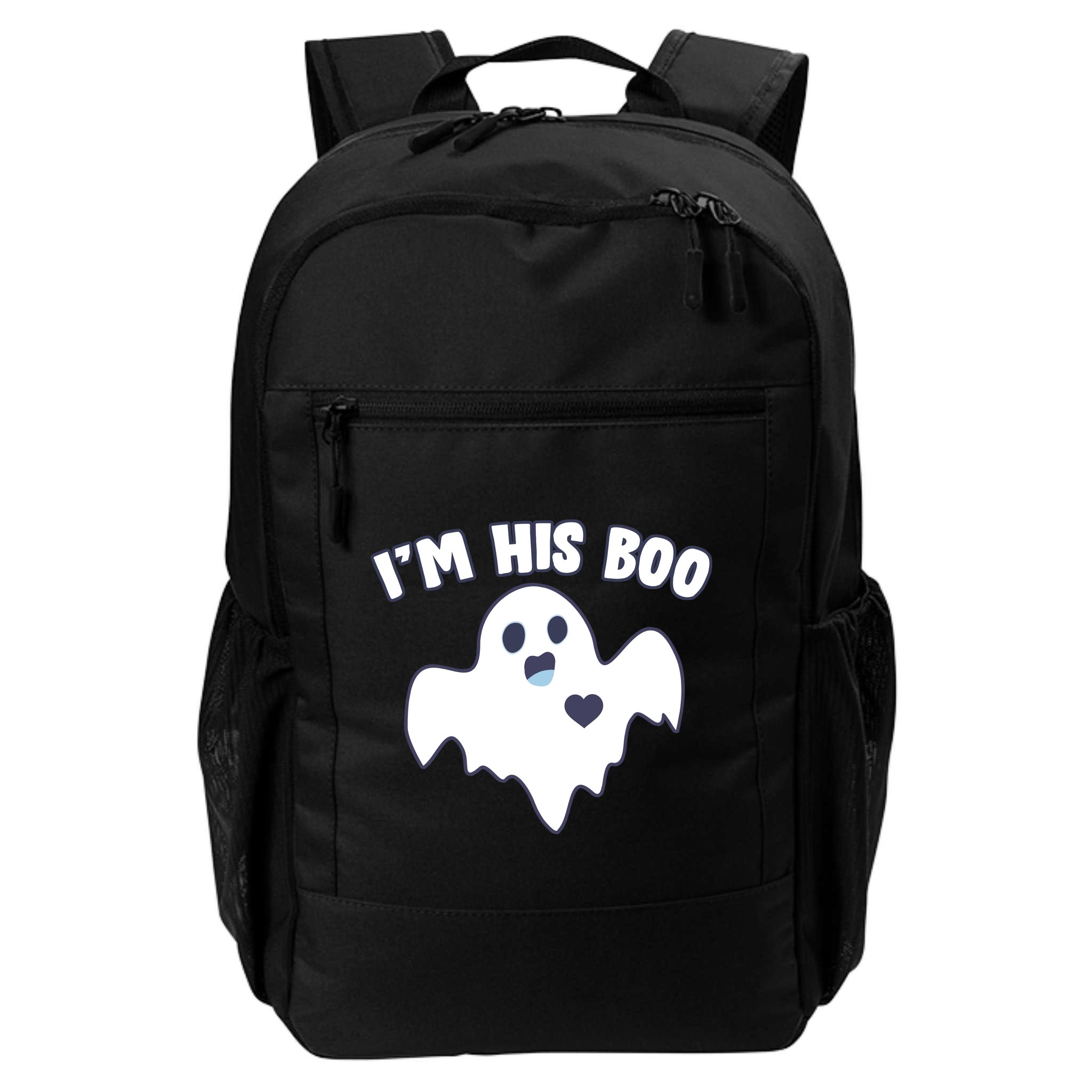 I'm His Boo Matching Halloween Backpack