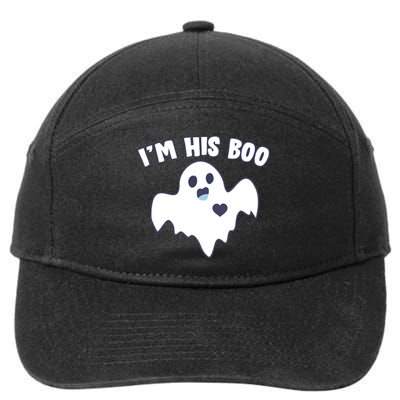 I'm His Boo Matching Halloween 7-Panel Snapback Hat