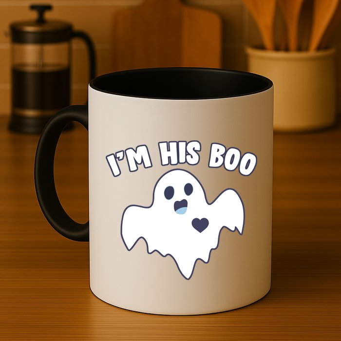 I'm His Boo Matching Halloween Mug